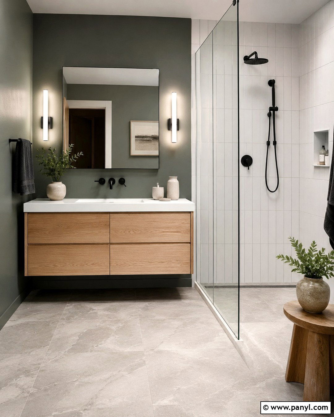 Gray Green Bathroom Walls - 20 Best Green For Bathroom Walls