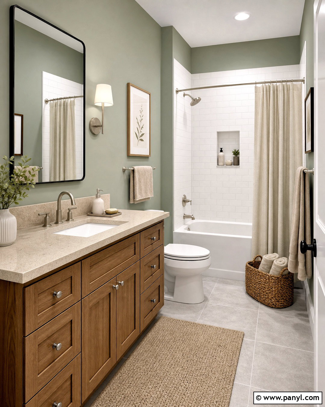 Gray Green Bathroom - 20 green bathroom paint colors