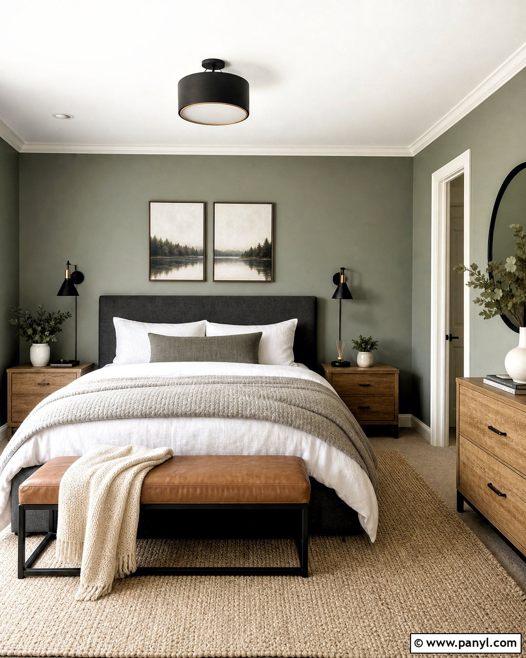 Gray Green Bedroom - 20 green bedroom paint colors