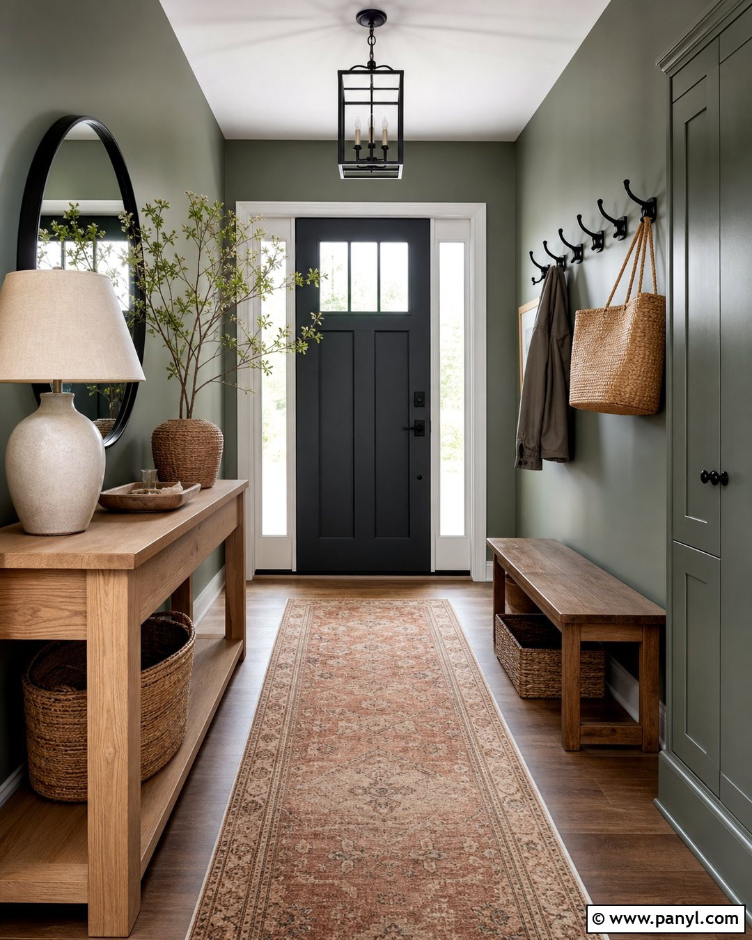 Gray Green Entryway Walls - 50 green walls