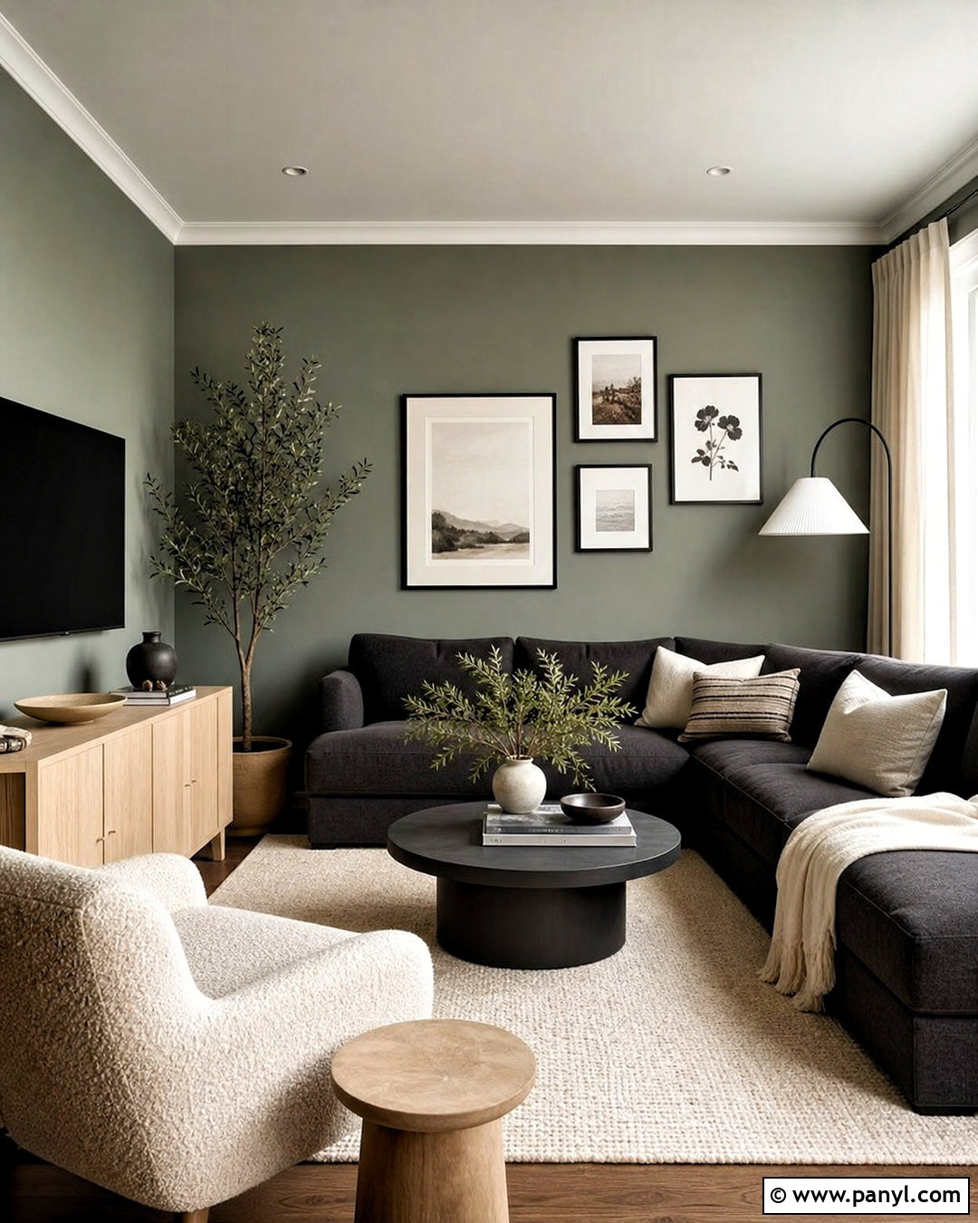 Gray Green Living Room Walls - 20 green living room walls