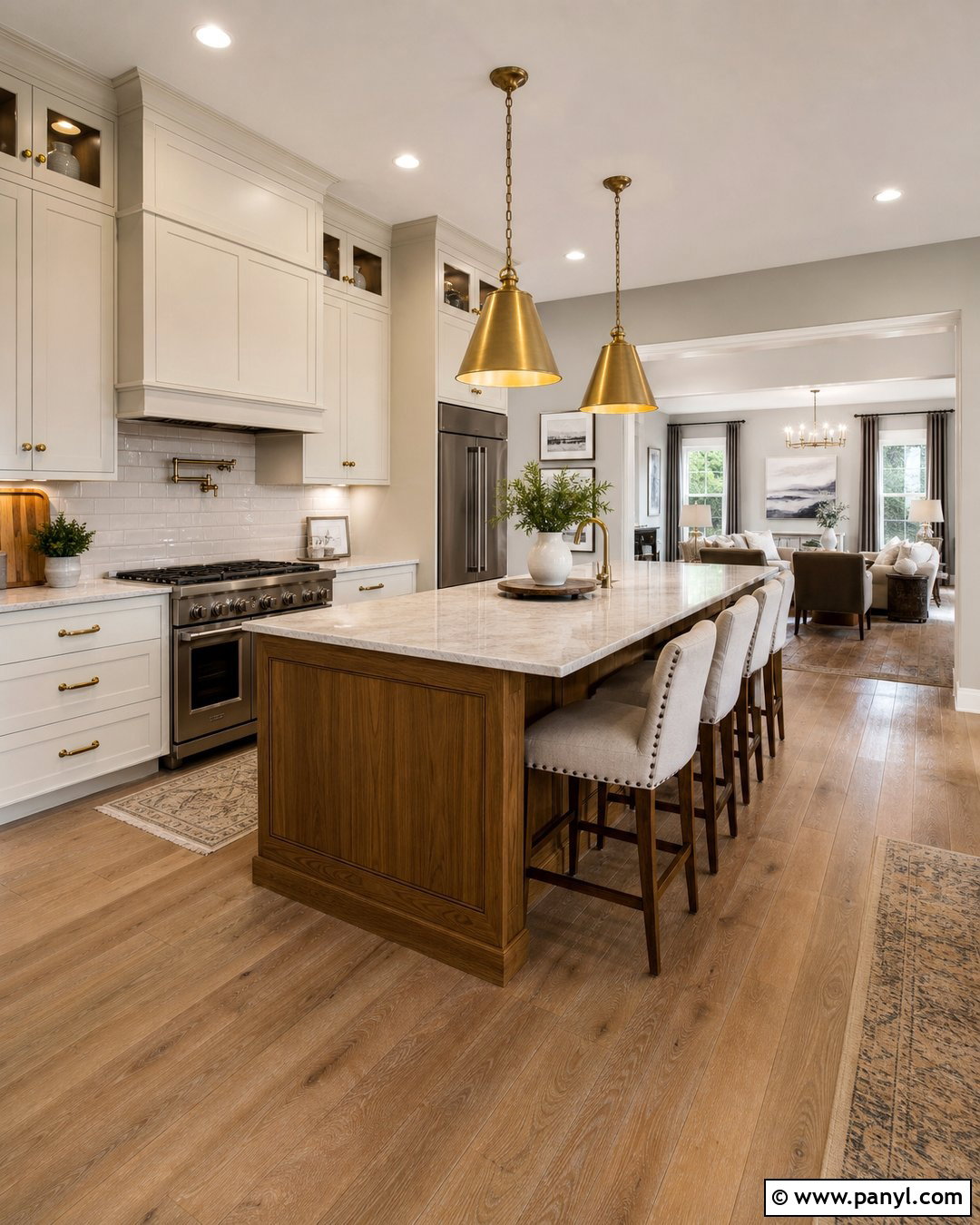 Gray Kitchen Walls For An Open-Plan Kitchen - 30 gray kitchen walls