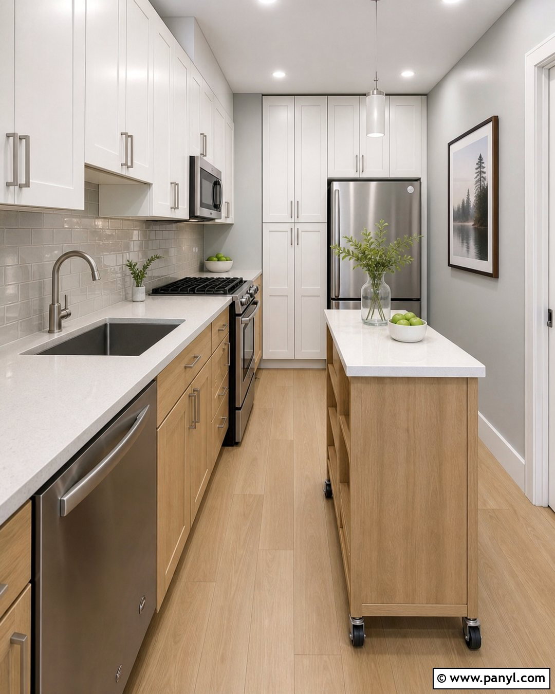 Gray Kitchen Walls In A Small Kitchen - 25 Kitchen With Gray Walls