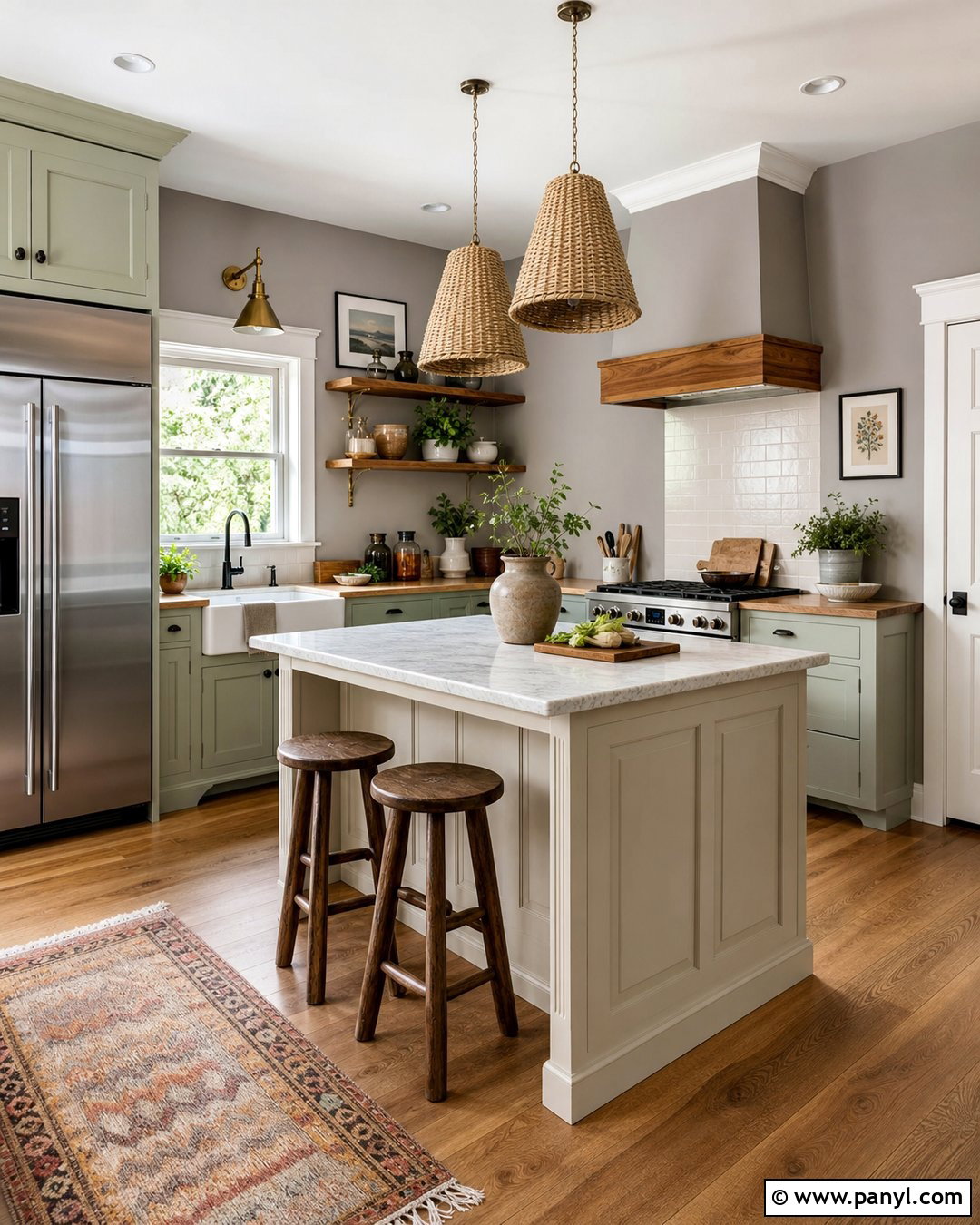 Gray Kitchen Walls With Butcher Block Counters - 30 gray kitchen walls