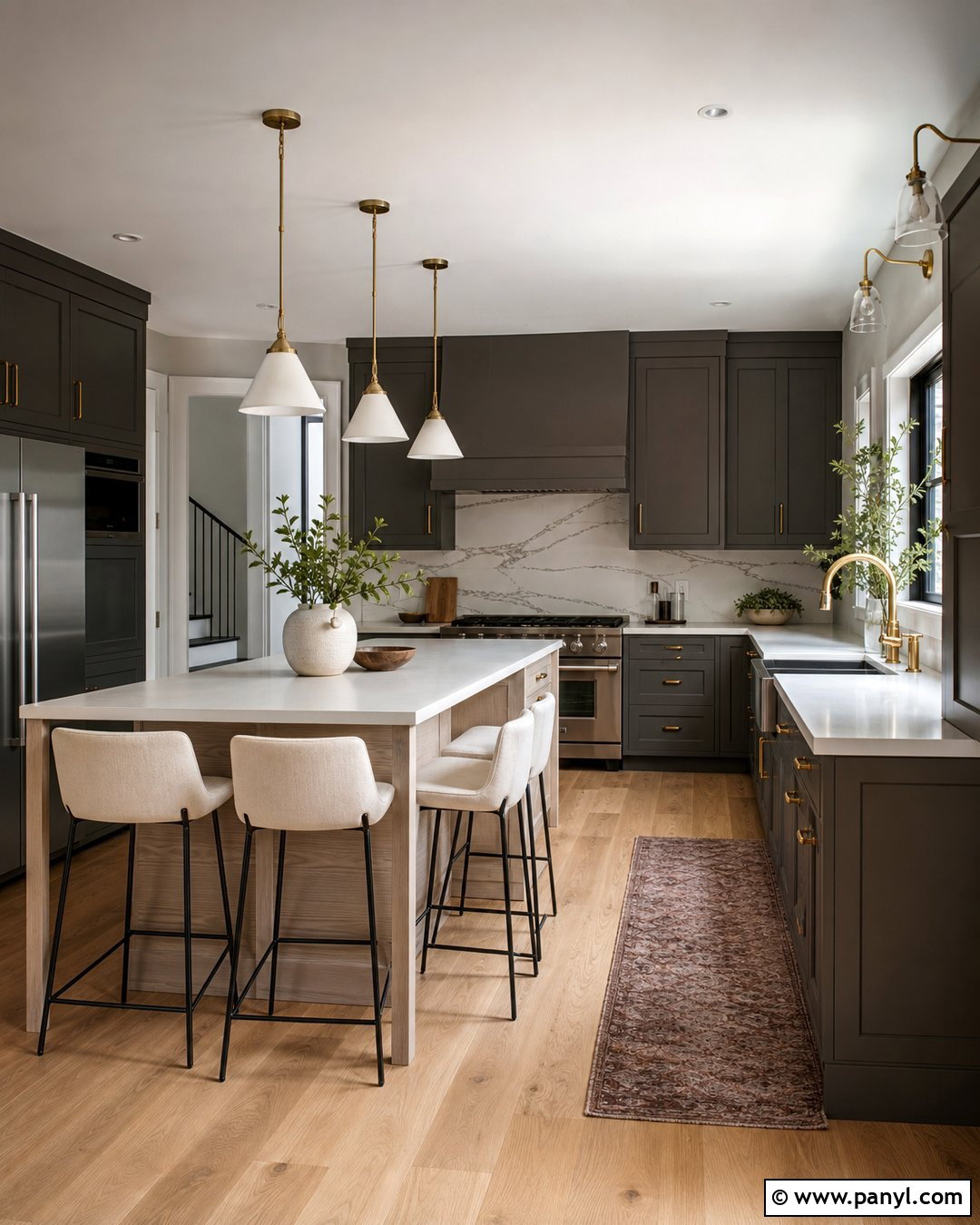 Gray Kitchen Walls With Charcoal Cabinets - 25 Kitchen With Gray Walls