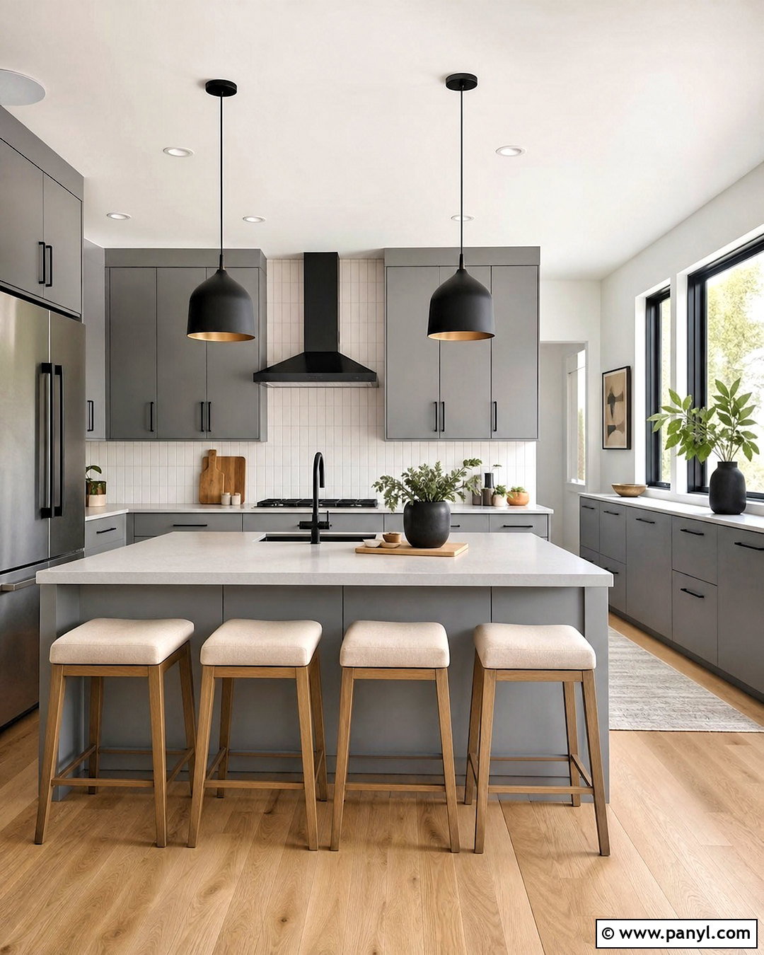 Gray Kitchen With Black Accents - 20 gray kitchen ideas color combos