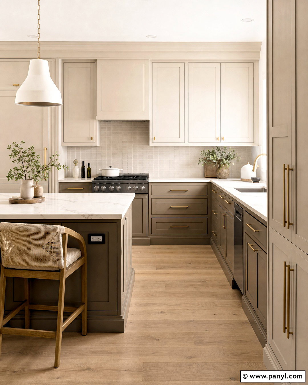 Gray Kitchen With Greige Layers - 20 gray kitchen ideas color combos