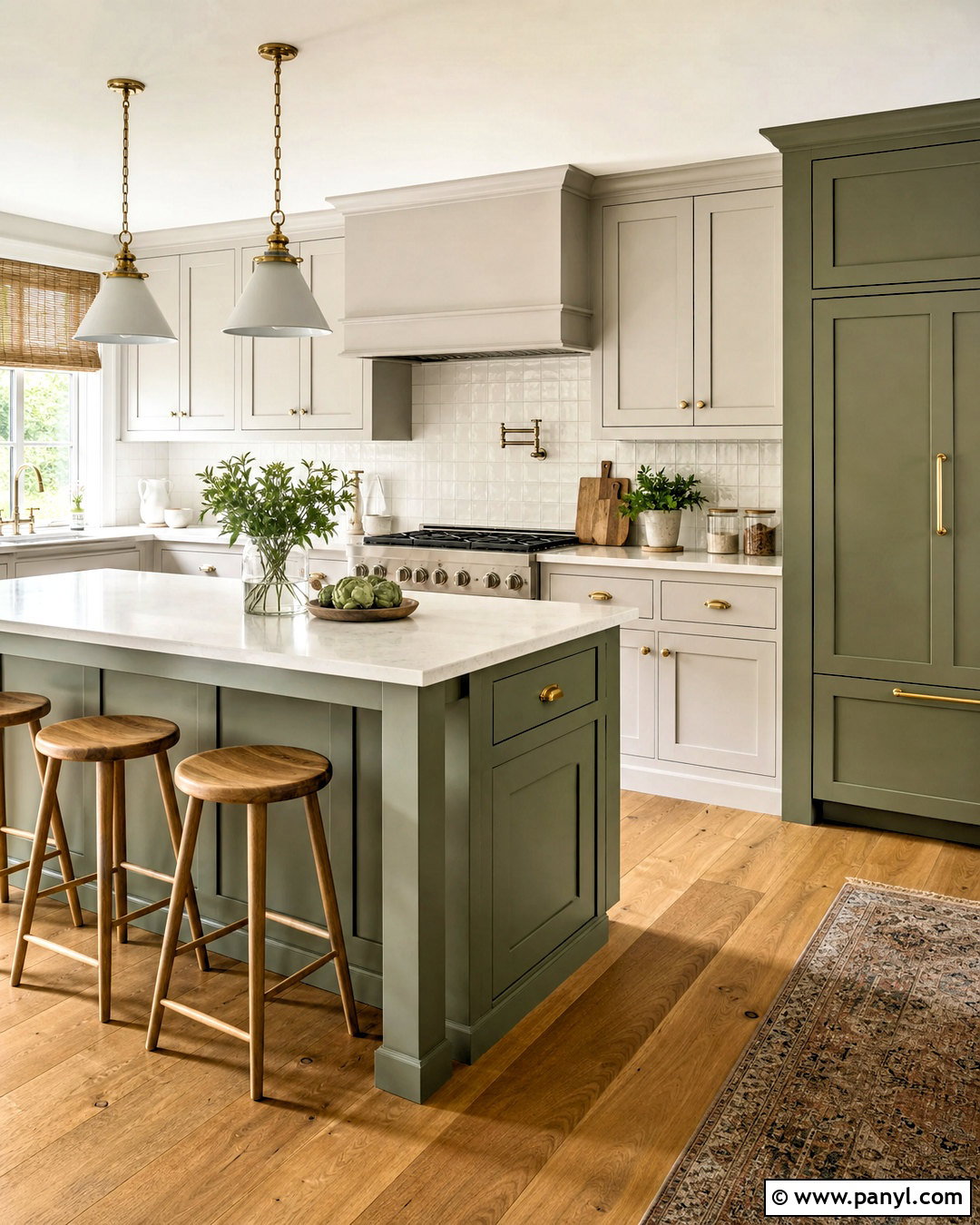 Gray Kitchen With Sage Green - 20 gray kitchen ideas color combos