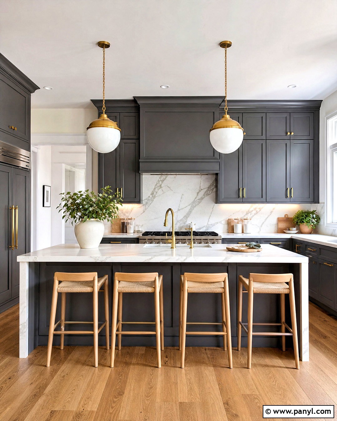 Gray Kitchen With White Marble - 20 gray kitchen ideas color combos