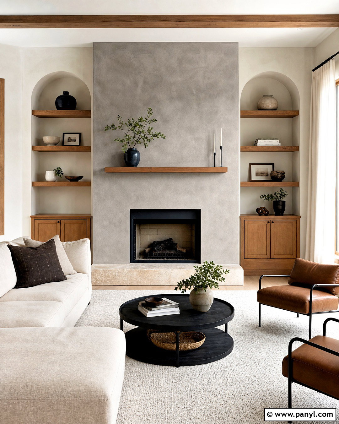 Gray Limewash Fireplace Wall - 20 gray limewash wall ideas