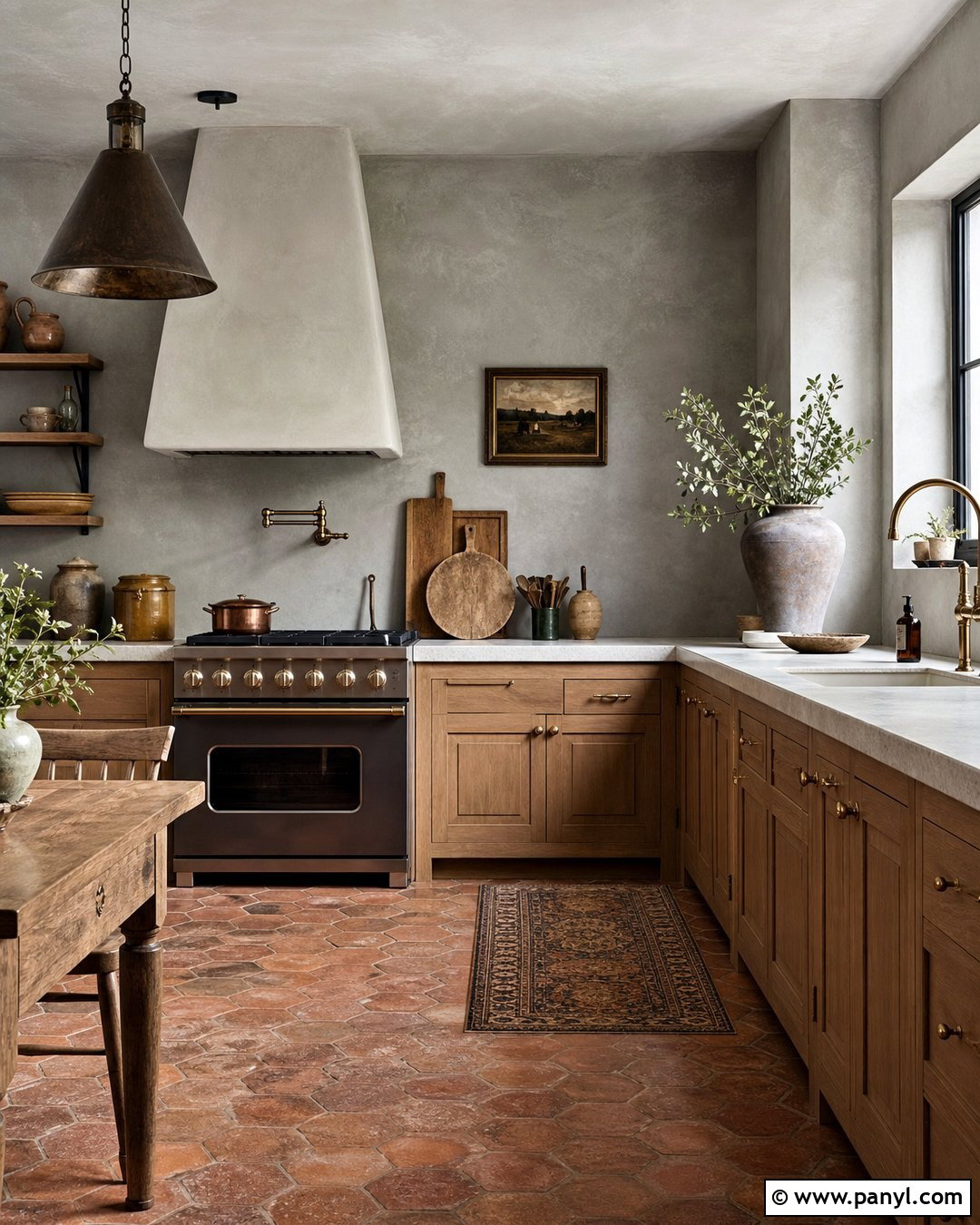 Gray Limewash Kitchen Walls - 30 gray kitchen walls