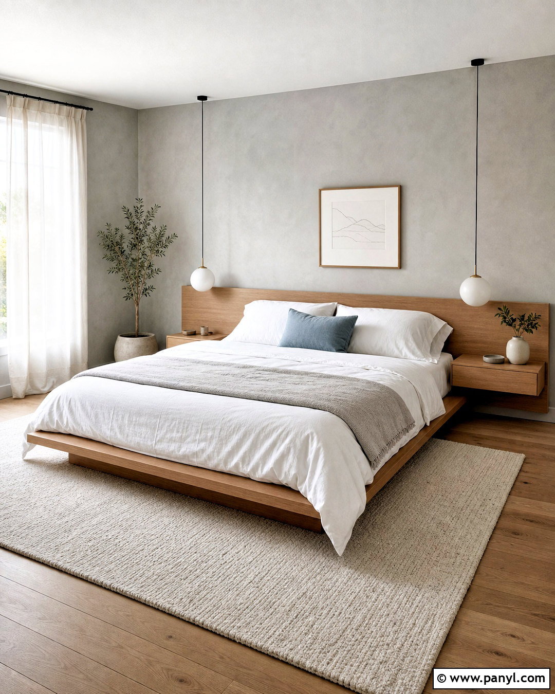 Gray Limewash Scandinavian Bedroom - 20 gray limewash wall ideas