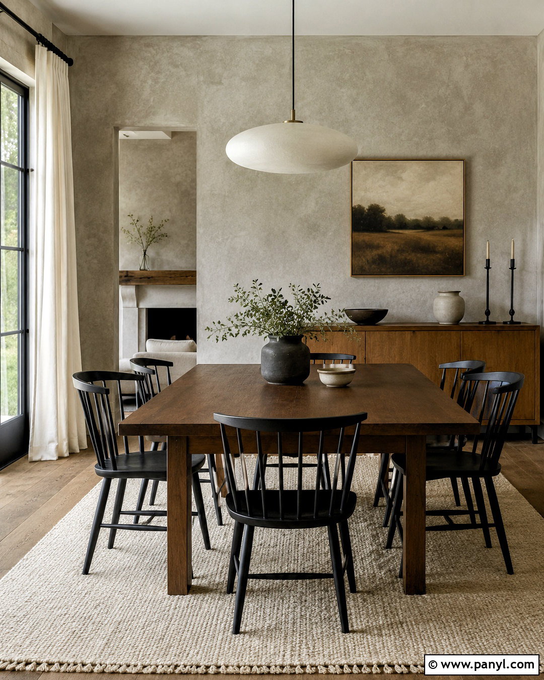Gray Limewash Texture Dining Room - 20 limewash texture ideas