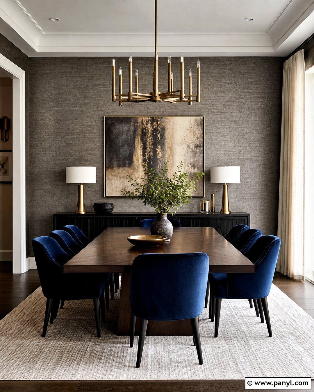 Gray Metallic Dining Room Wallpaper - 20 gray wallpaper ideas