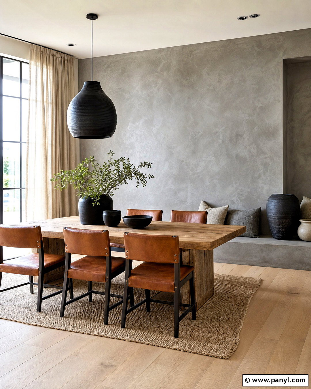 Gray Microcement Textured Wall - 20 modern textured walls