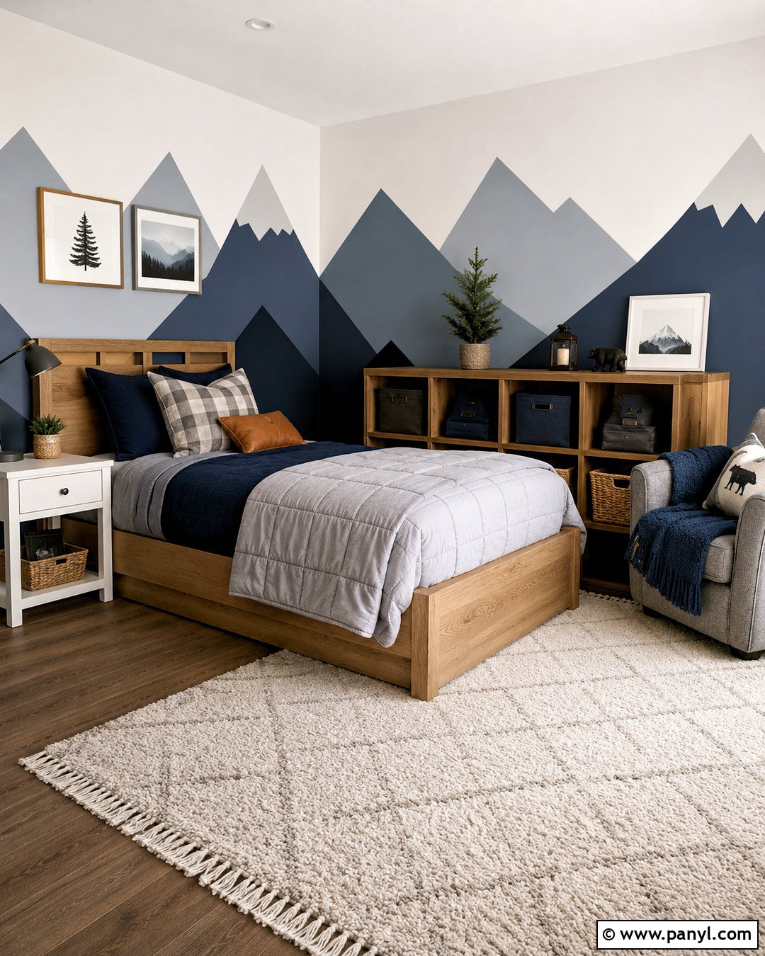 Gray Mountain Color Block Wall - 20 colour block walls