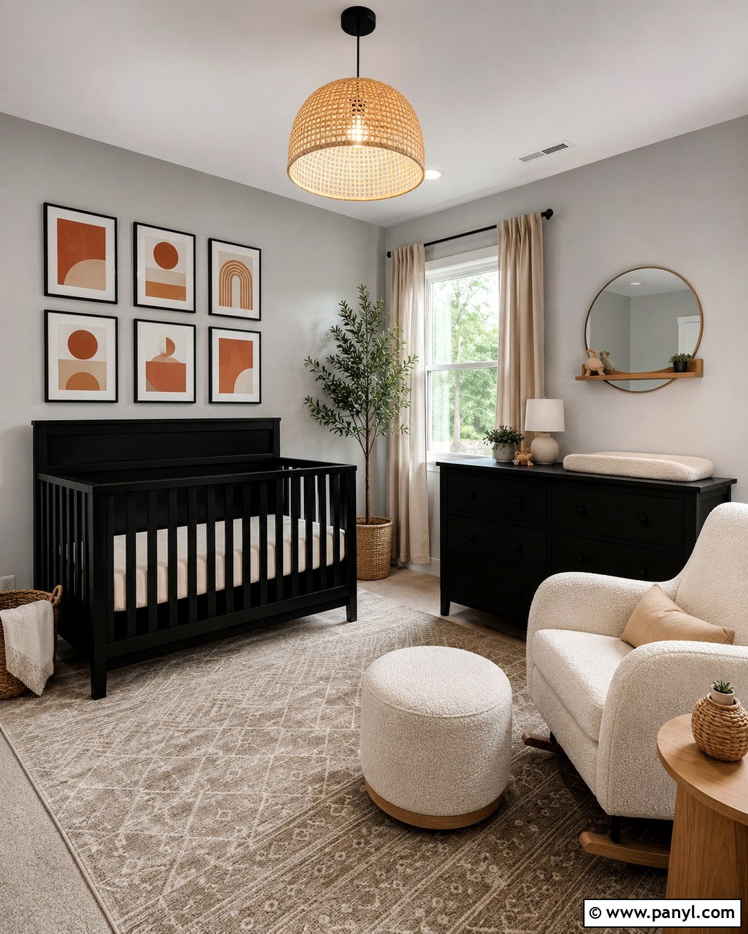 Gray Nursery With Black Furniture - 20 Nursery With Gray Walls