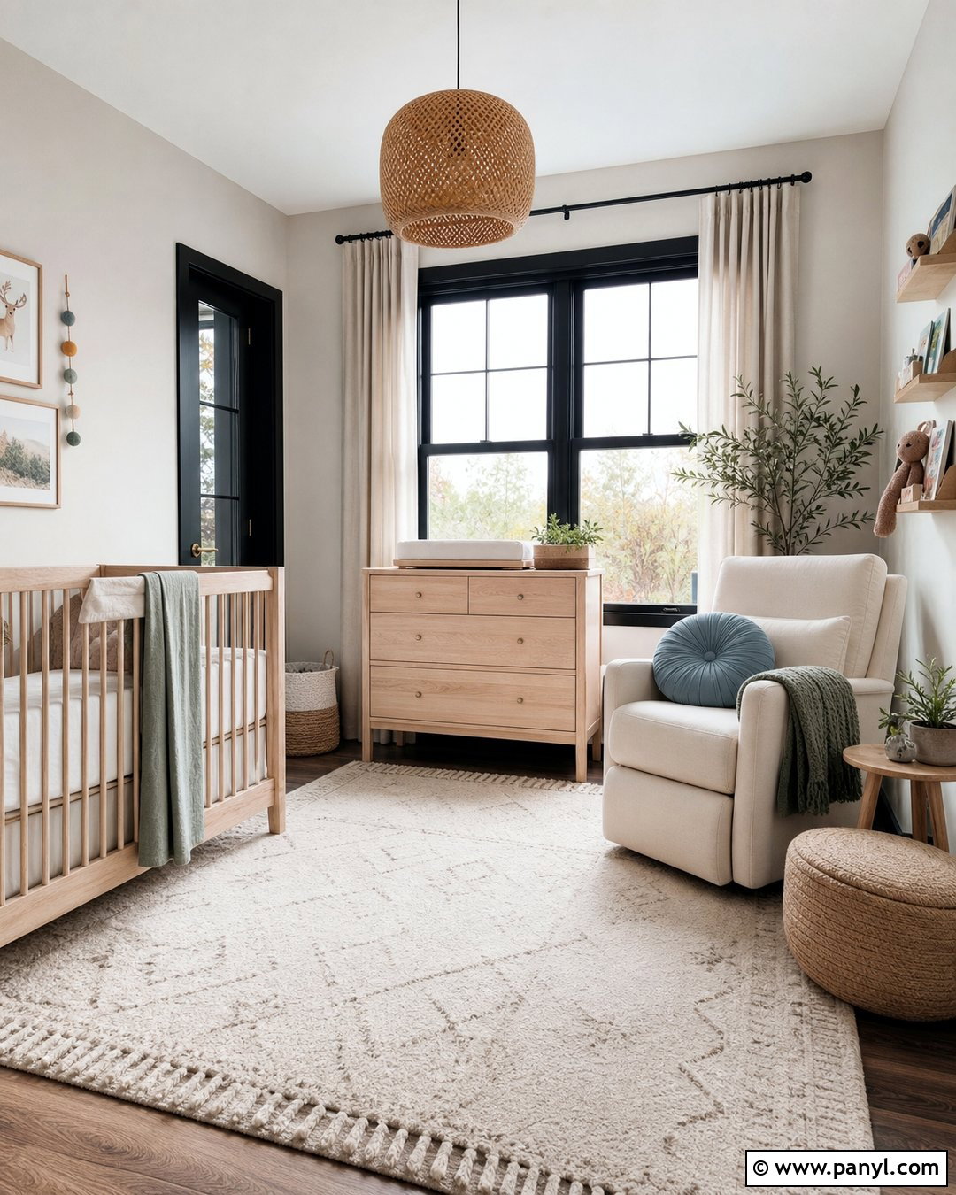 Gray Nursery With Black Trim - 35 gray walls with black trim ideas