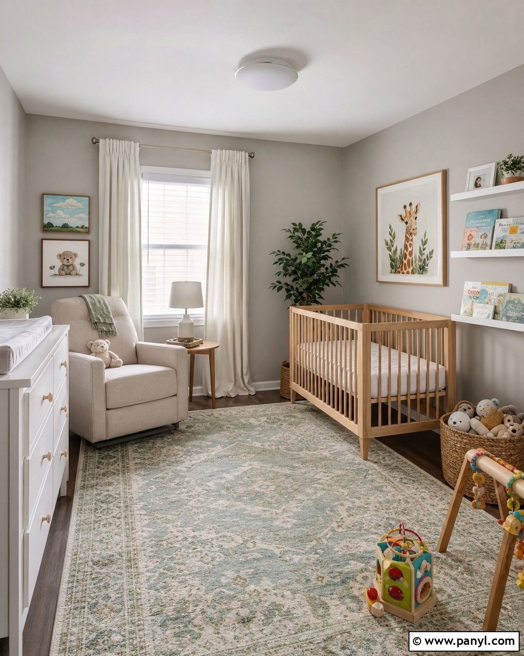 Gray Nursery - 25 Wall Paint Gray Ideas