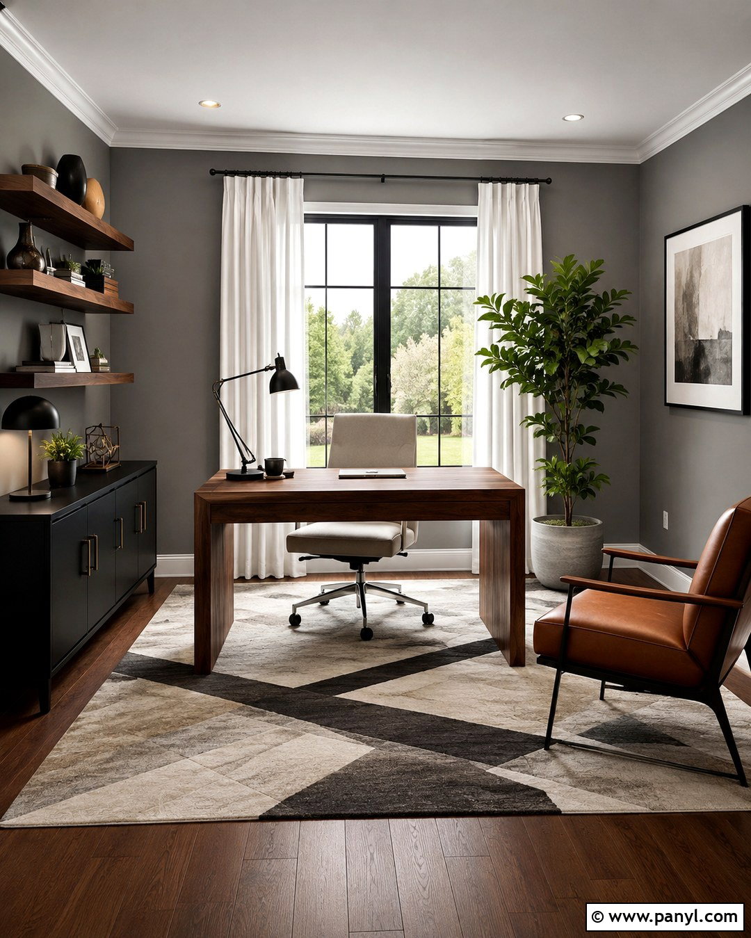 Gray Office Walls With Brown Hardwood Floors - 20 Gray Walls Brown Floors