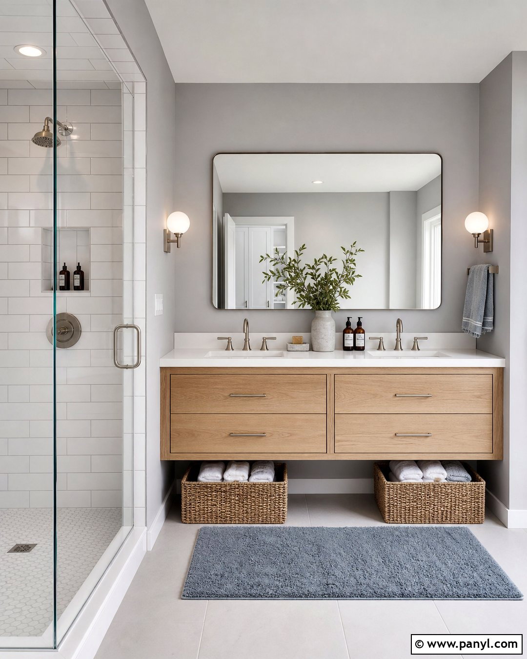 Gray Owl Bathroom - 20 Popular Gray Wall Colors