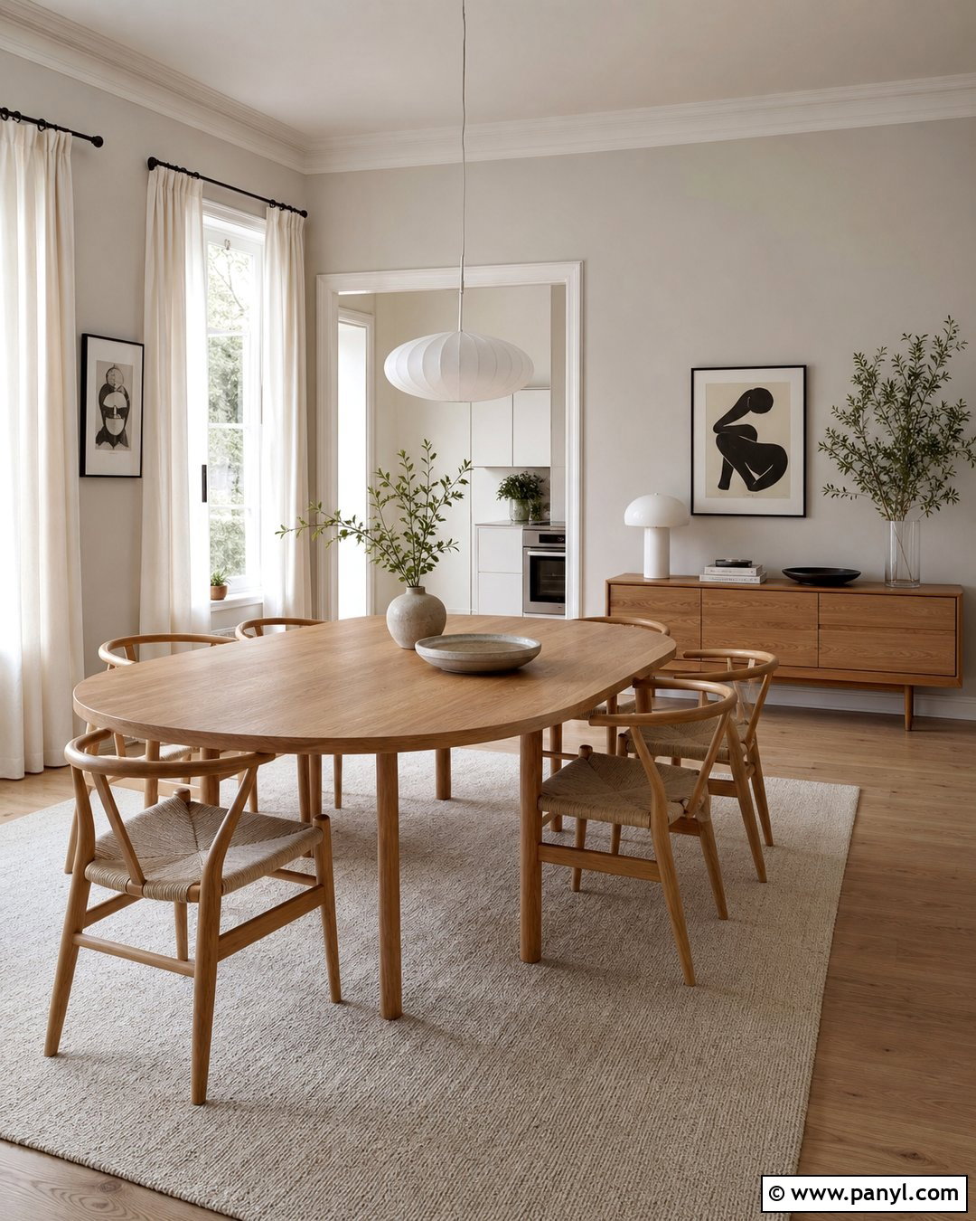 Gray Painted Walls Scandinavian Dining Room - 35 Gray Painted Walls