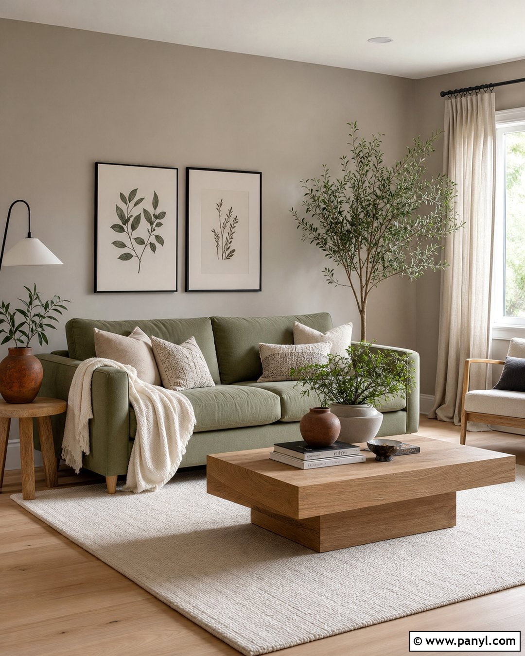 Gray Painted Walls With Sage Green - 35 Gray Painted Walls