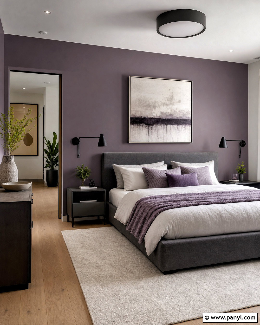 Gray Purple Bedroom Walls - 20 purple bedroom walls paint ideas