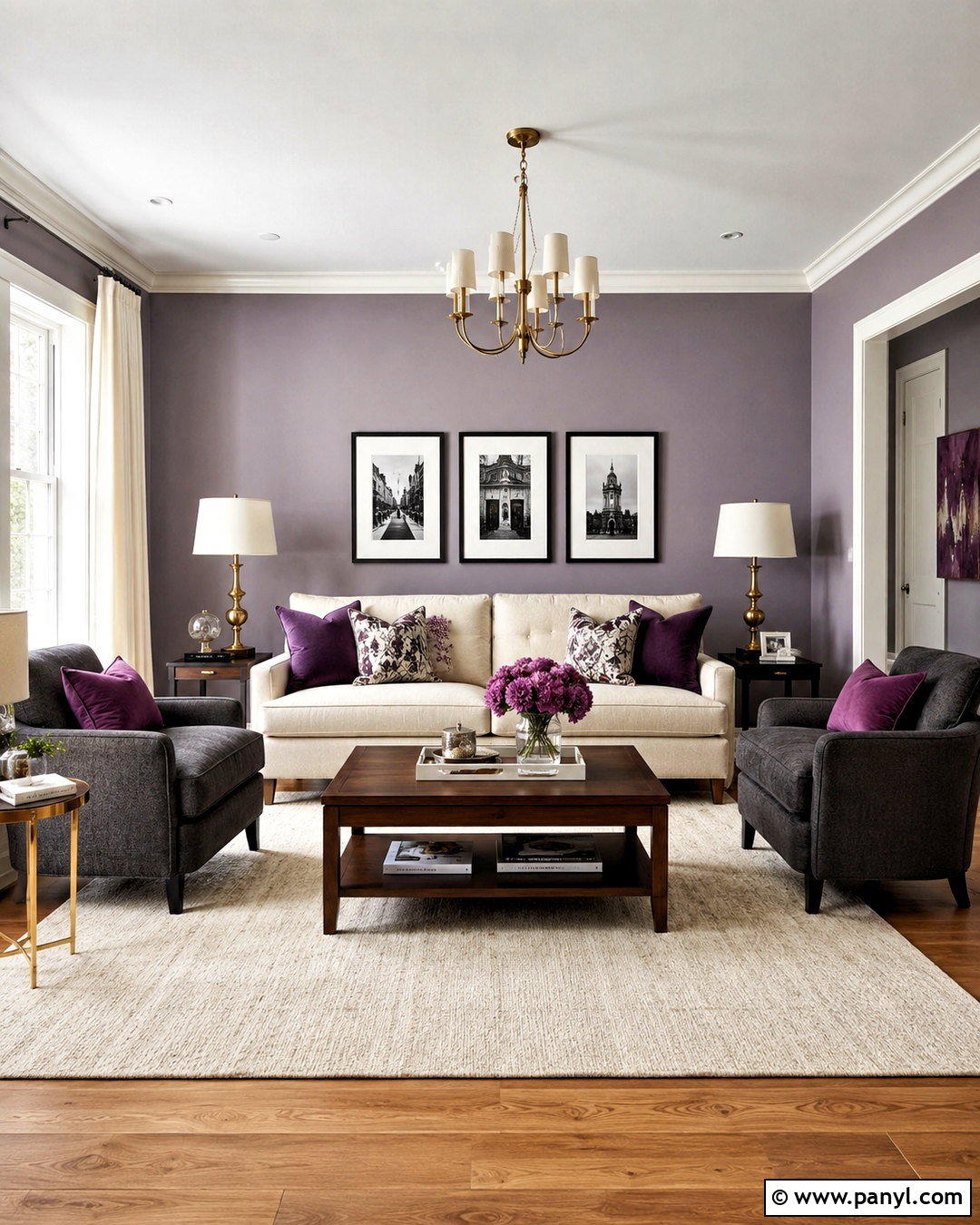Gray Purple Living Room Walls - 20 neutral purple wall paint ideas