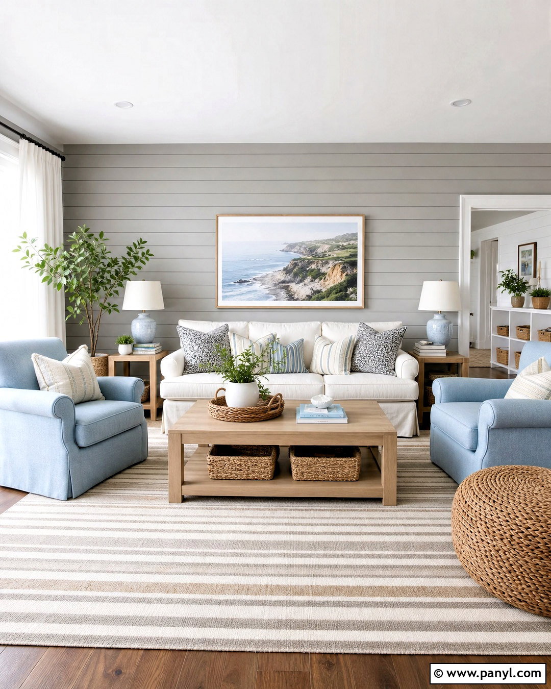 20 Accent Wall Gray Living Room Ideas for a Polished Look