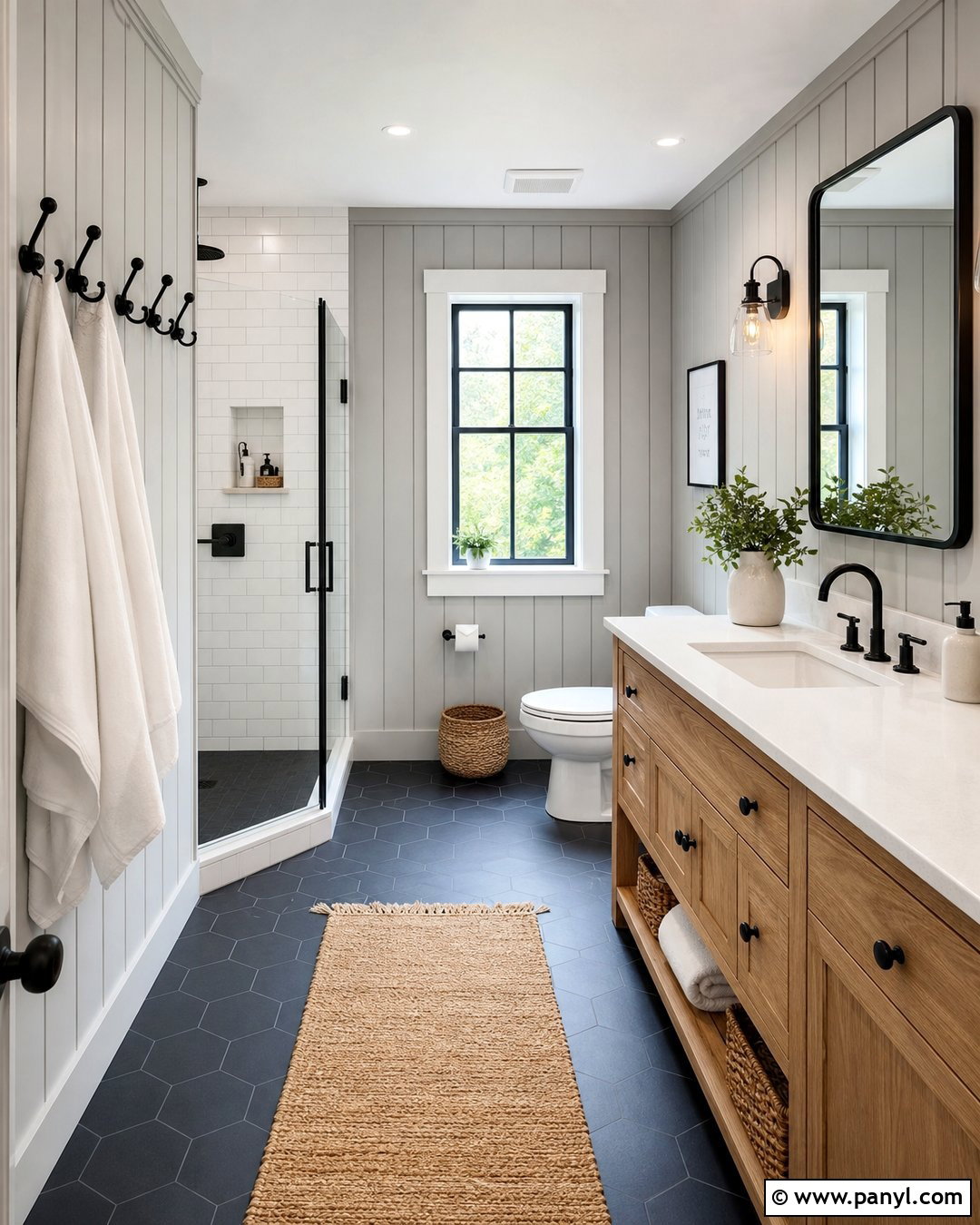 Gray Shiplap Bathroom Walls - 20 Gray Textured Bathroom Walls