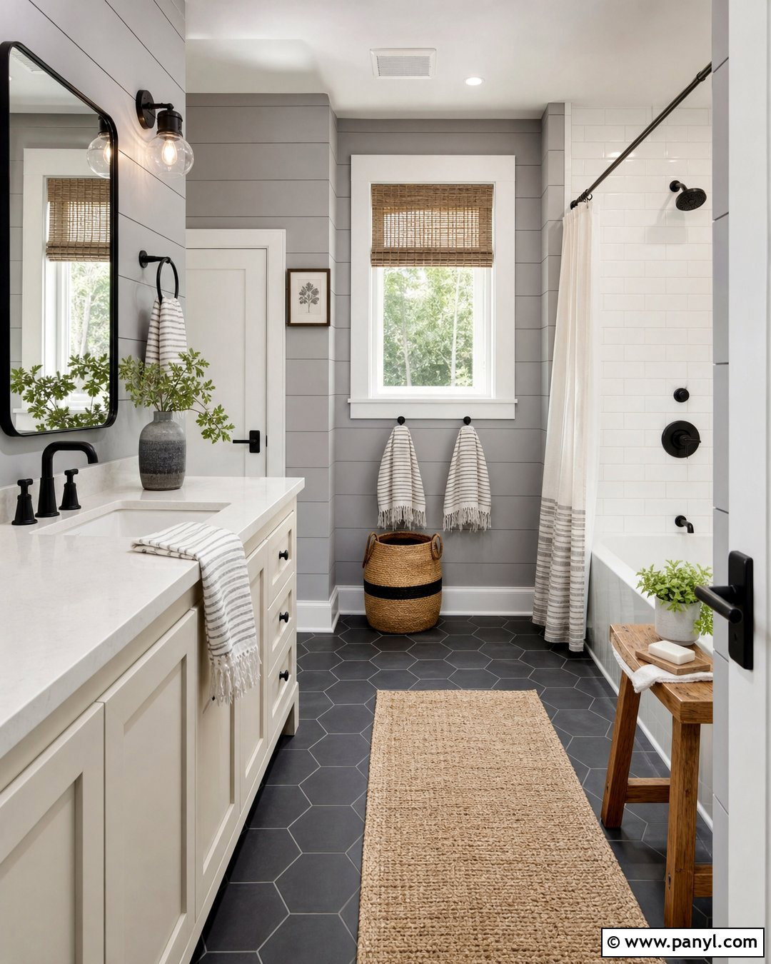 20 Gray Bathroom Wall Color Ideas for a Relaxing Refresh