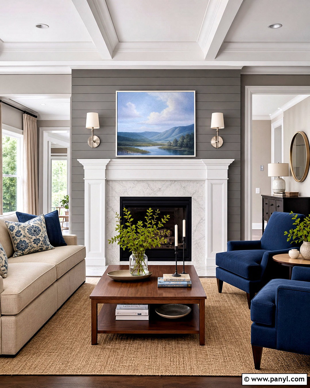 Gray Shiplap Fireplace Wall - 20 shiplap wall with fireplace ideas