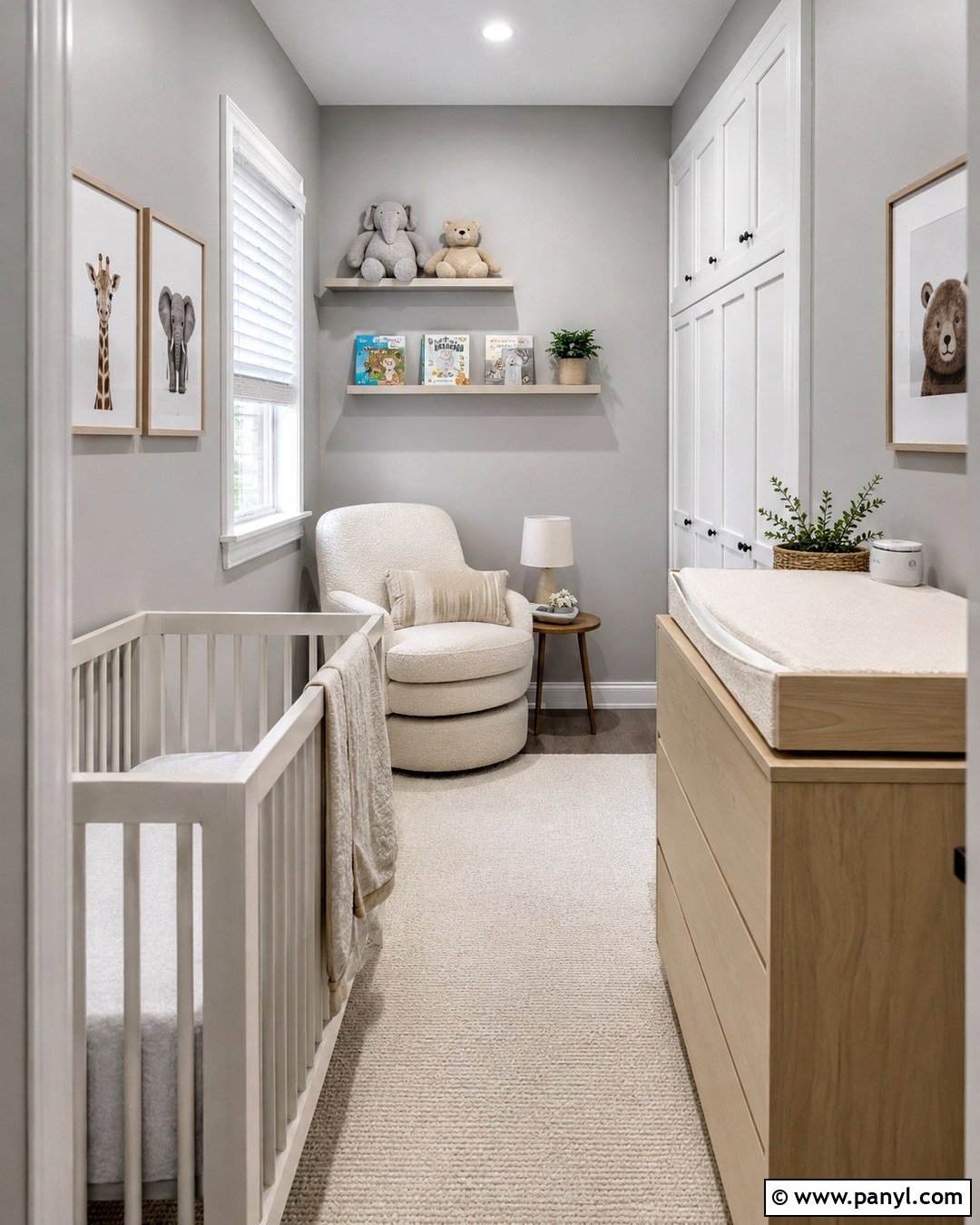 Gray Small Nursery - 20 Nursery With Gray Walls