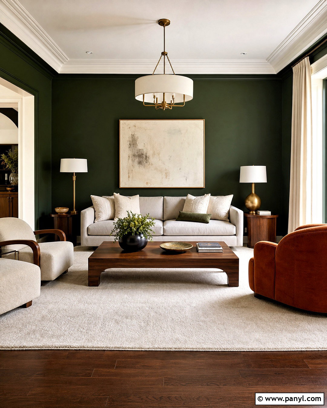 Gray Sofa With Dark Walls - 20 gray sofa styling ideas
