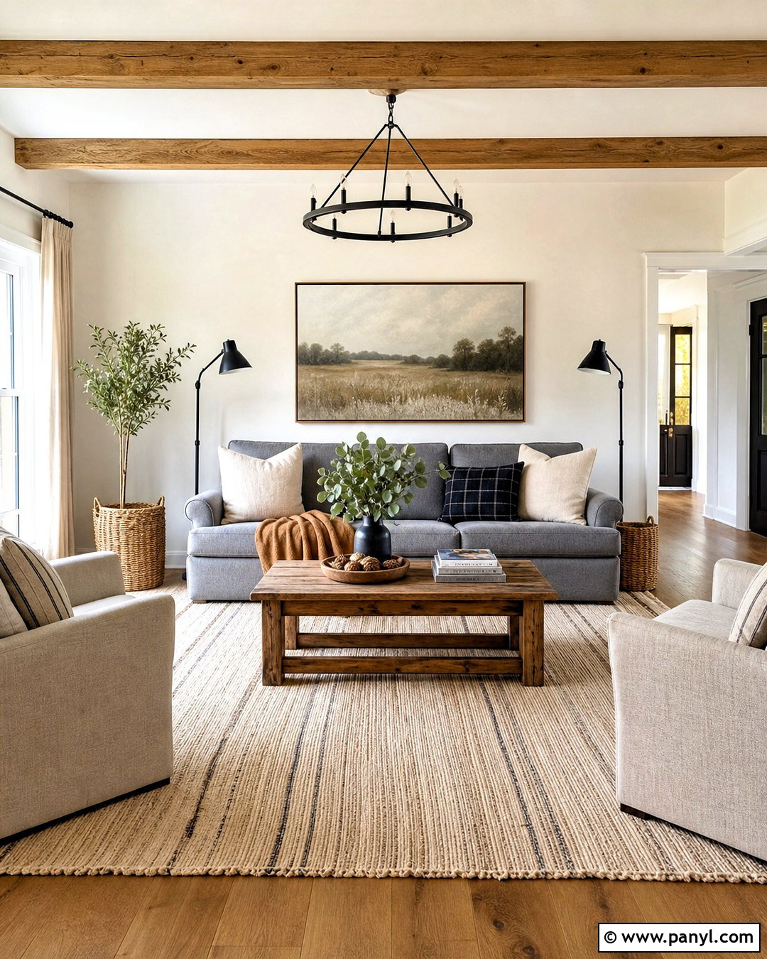 Gray Sofa With Modern Farmhouse Decor - 20 gray sofa styling ideas