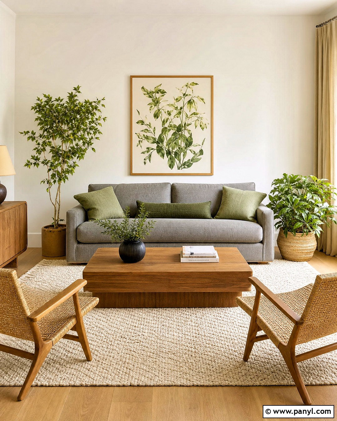 Gray Sofa With Sage Green Accents - 20 gray sofa styling ideas