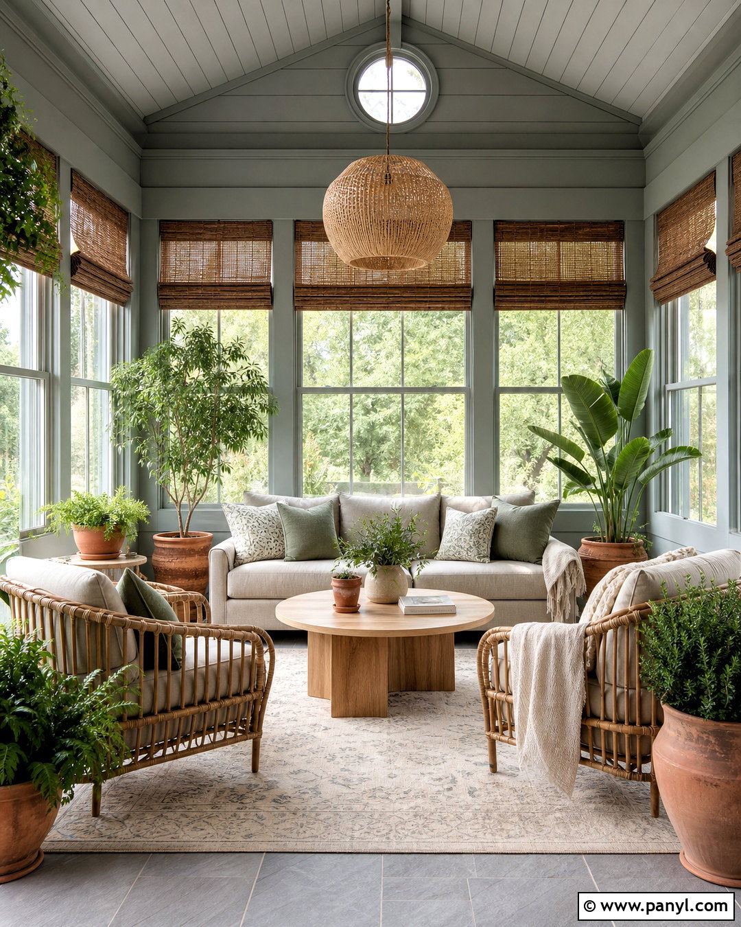 Gray Sunroom - 20 gray room ideas