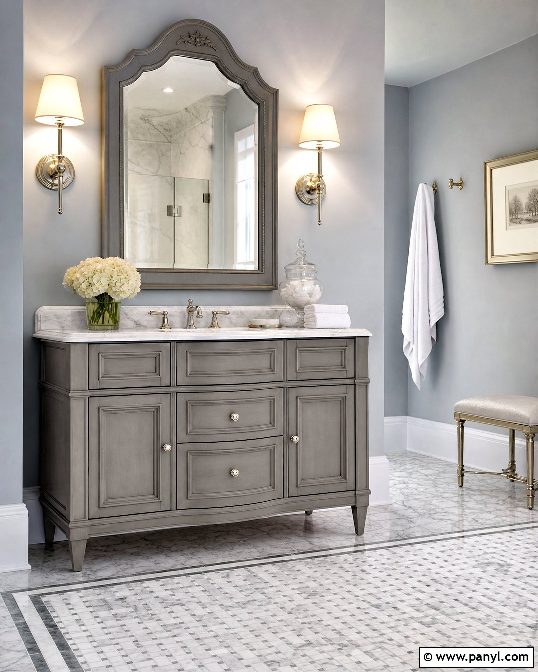 20 Gray Vanity Bathroom Ideas for a Polished Modern Refresh