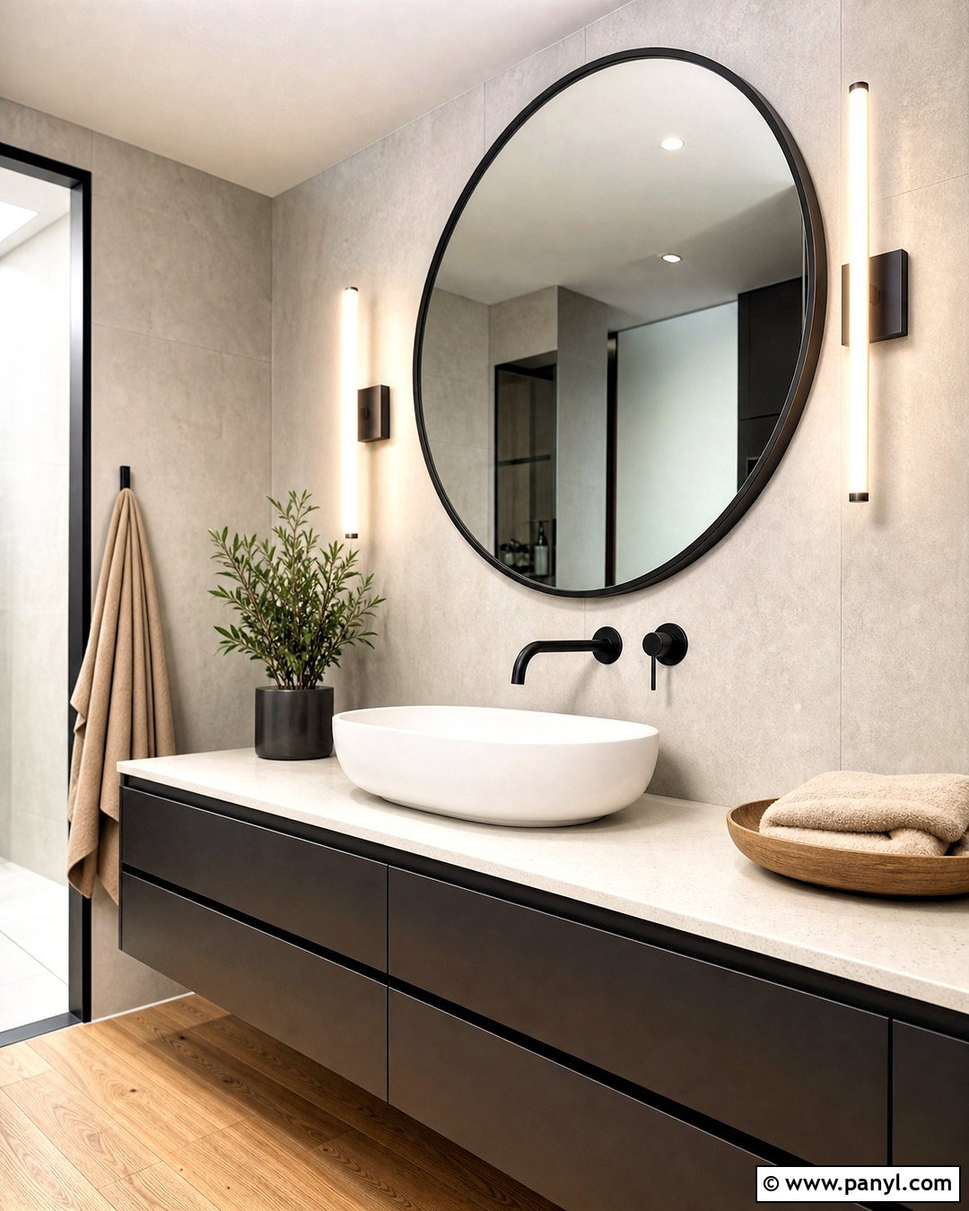 Gray Vanity With Vessel Sink - 20 gray vanity bathroom ideas