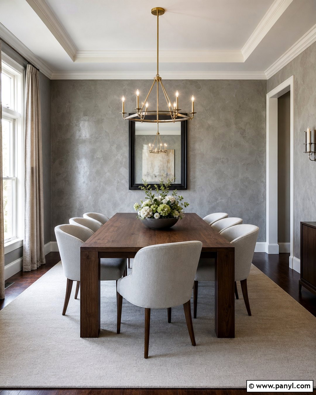 Gray Venetian Plaster Patina Wall - 35 patina wall ideas