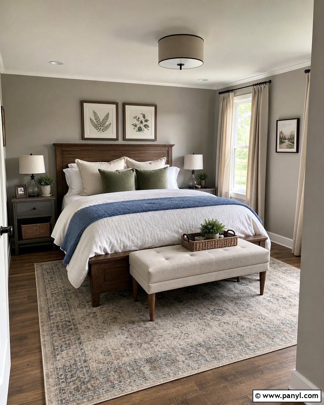 Gray Wall Guest Bedroom - 30 gray wall room ideas