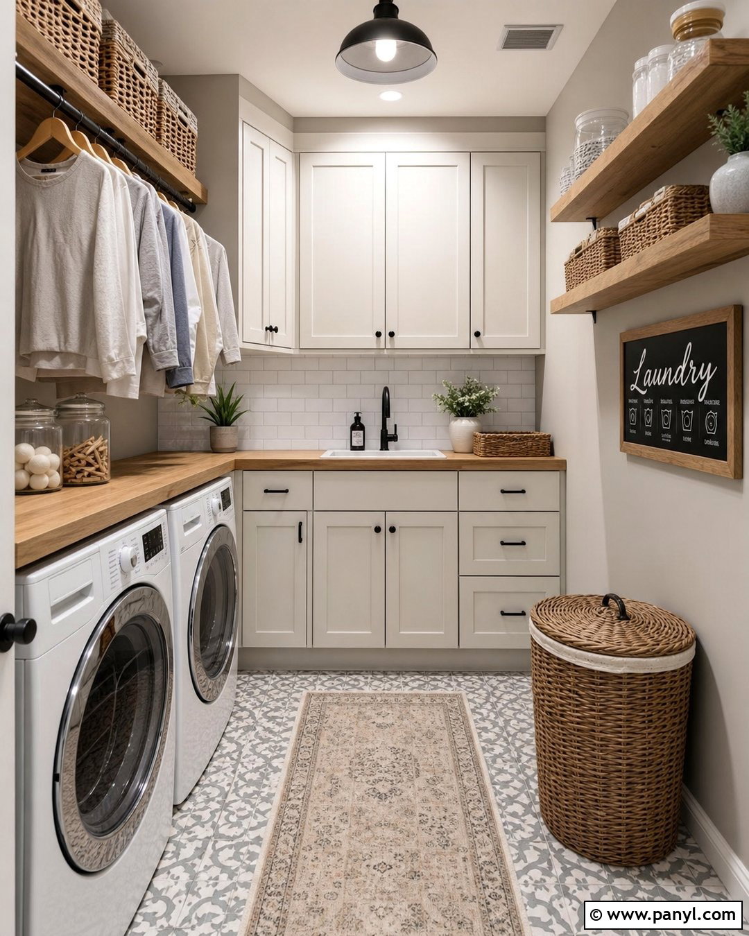 Gray Wall Laundry Room - 30 gray wall room ideas