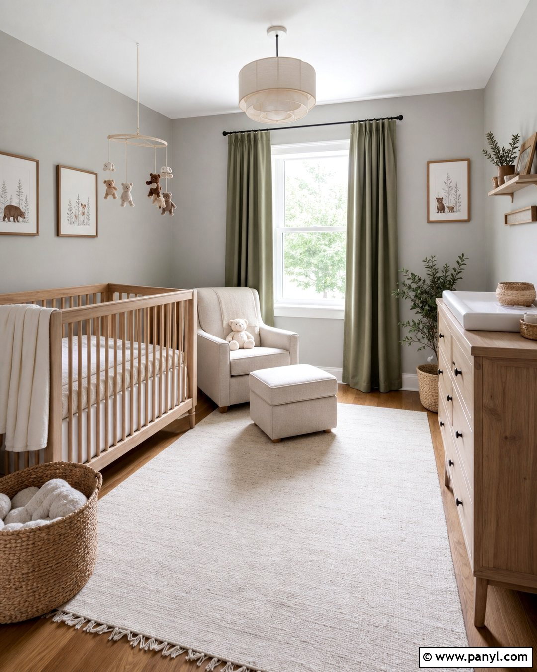 Gray Wall Nursery - 30 gray wall room ideas