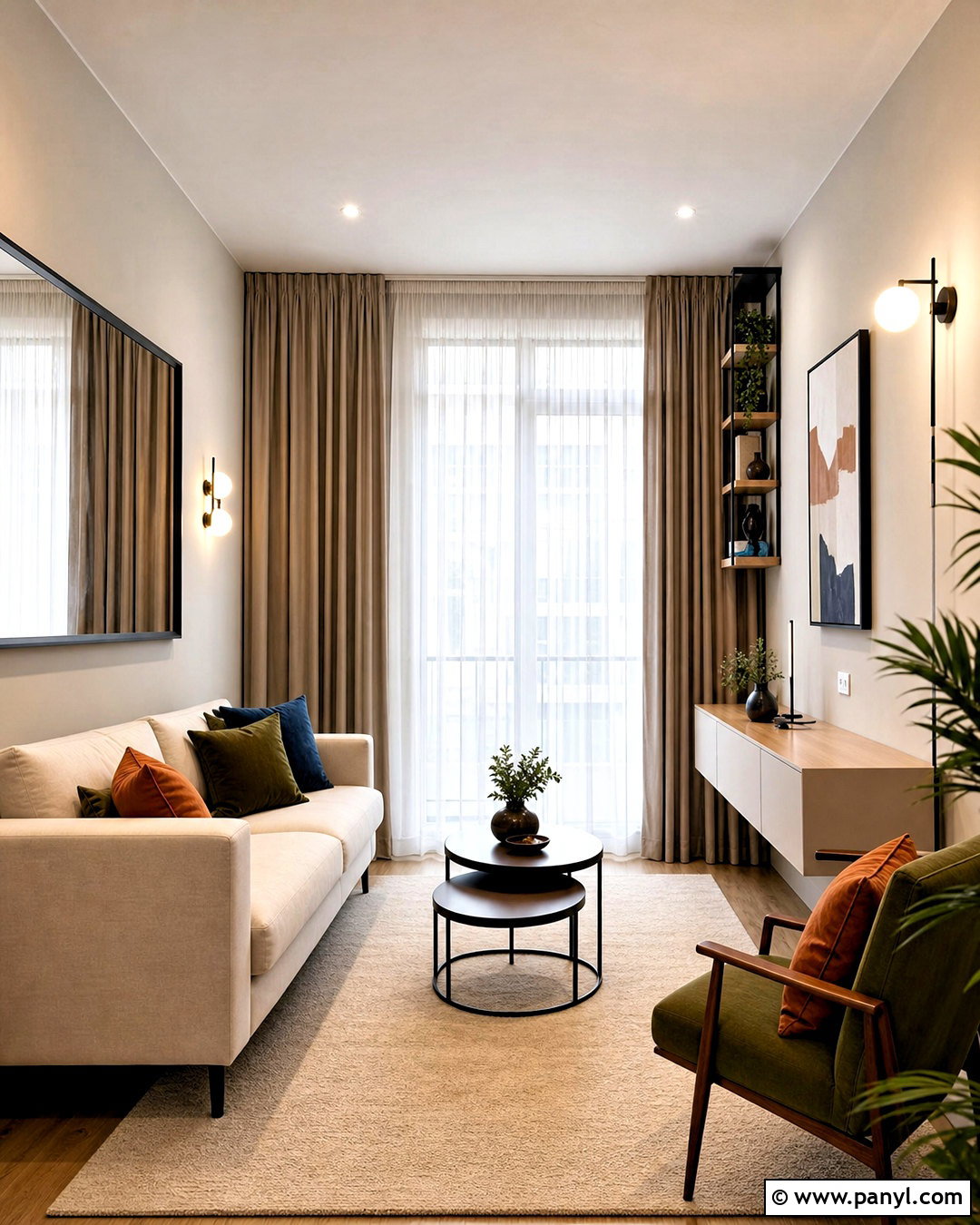 Gray Walls In a Small Living Room - 20 gray wall design ideas