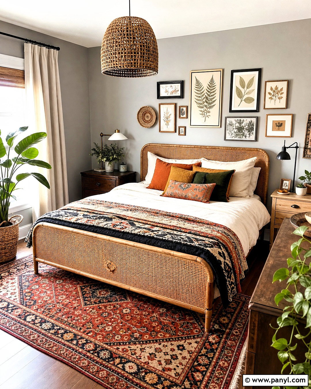 Gray Walls With Boho Bedroom Decor - 20 bedroom gray walls