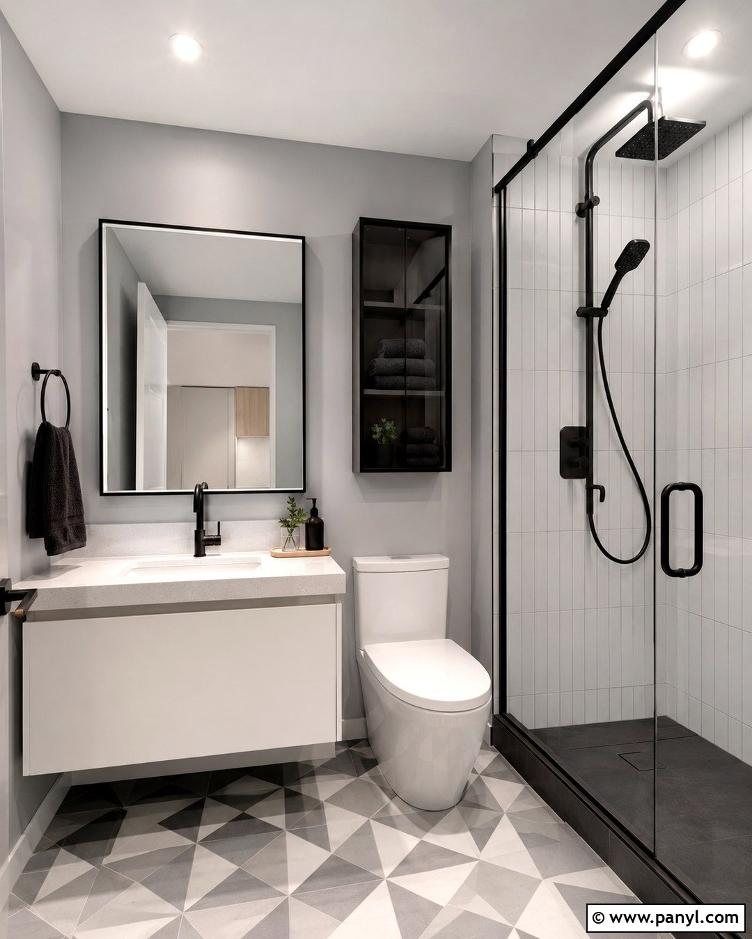 20 Small Bathroom With Gray Walls Ideas That Feel Spacious
