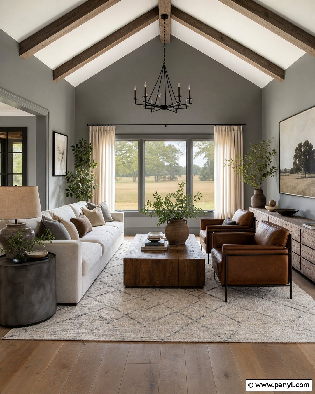 Gray Walls With Modern Farmhouse Decor - 20 Gray Walls Neutral Decor Ideas
