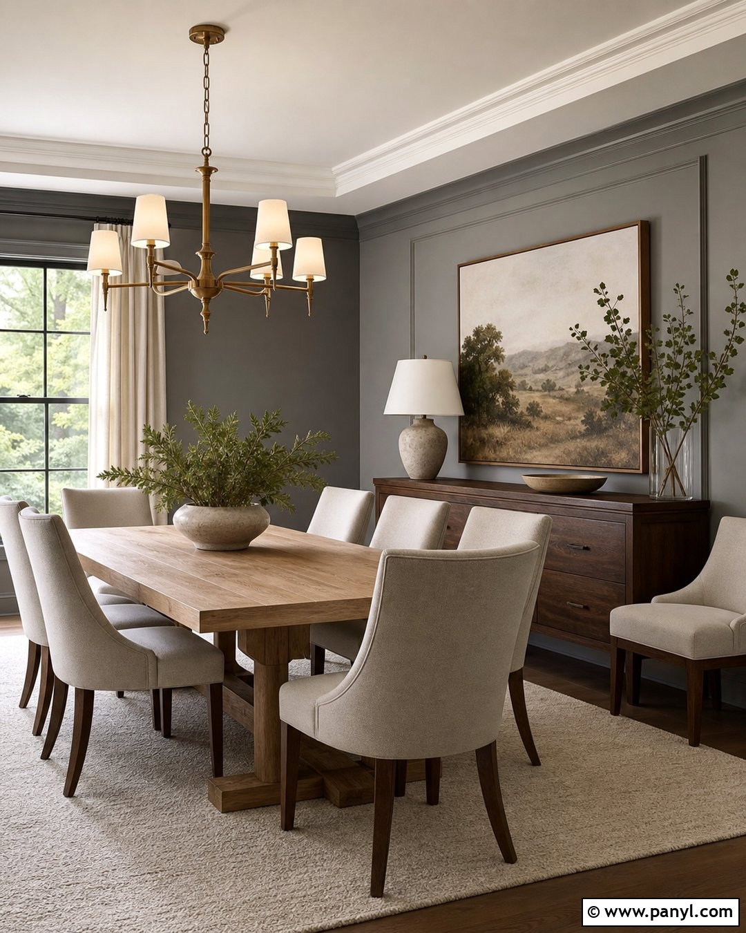 Gray Walls With Neutral Dining Room - 20 Gray Walls Neutral Decor Ideas