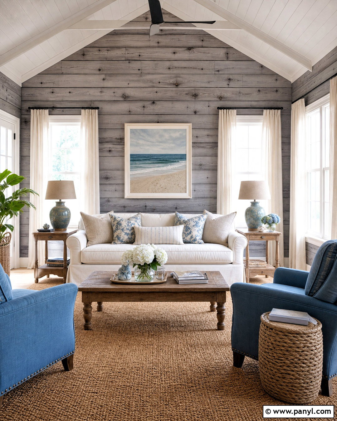 Gray Washed Knotty Pine Walls - 20 knotty pine walls makeover ideas